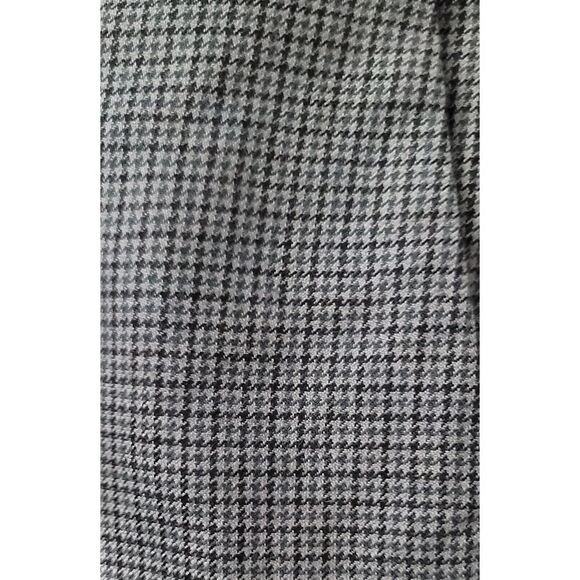 J. Crew Men's Ludlow Slim Green Check Wool Cotton Flat Front Dress Pants 34 X 31 - Picture 3 of 6